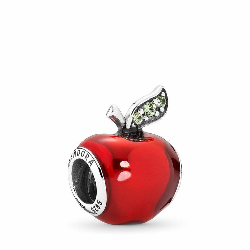 Talismane Pandora Disney Snow White's Red Apple Argint/Verzi (7hxvYotD)